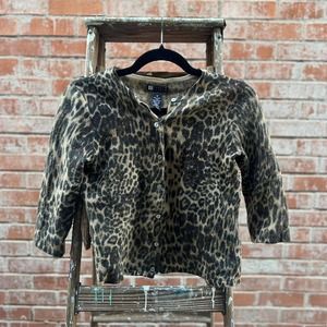 Y2k carole little leopard print